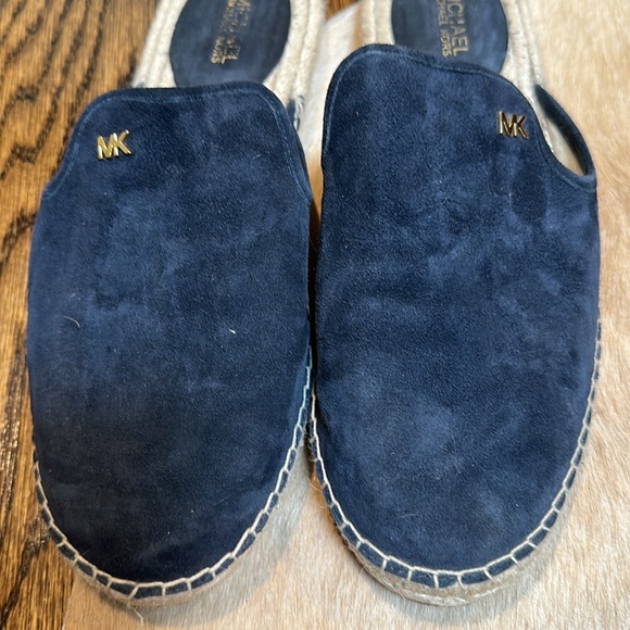 Michael Kors - navy suede espadrille mikes - Picture 5 of 6